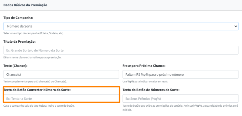 Arquivo:Texto do botão converter numero da sorte aplicativo .png